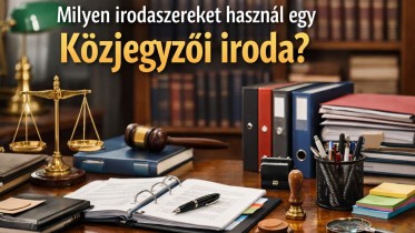 Milyen irodaszereket használ egy közjegyzői iroda?
